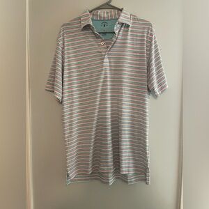 Johnnie-o striped polo